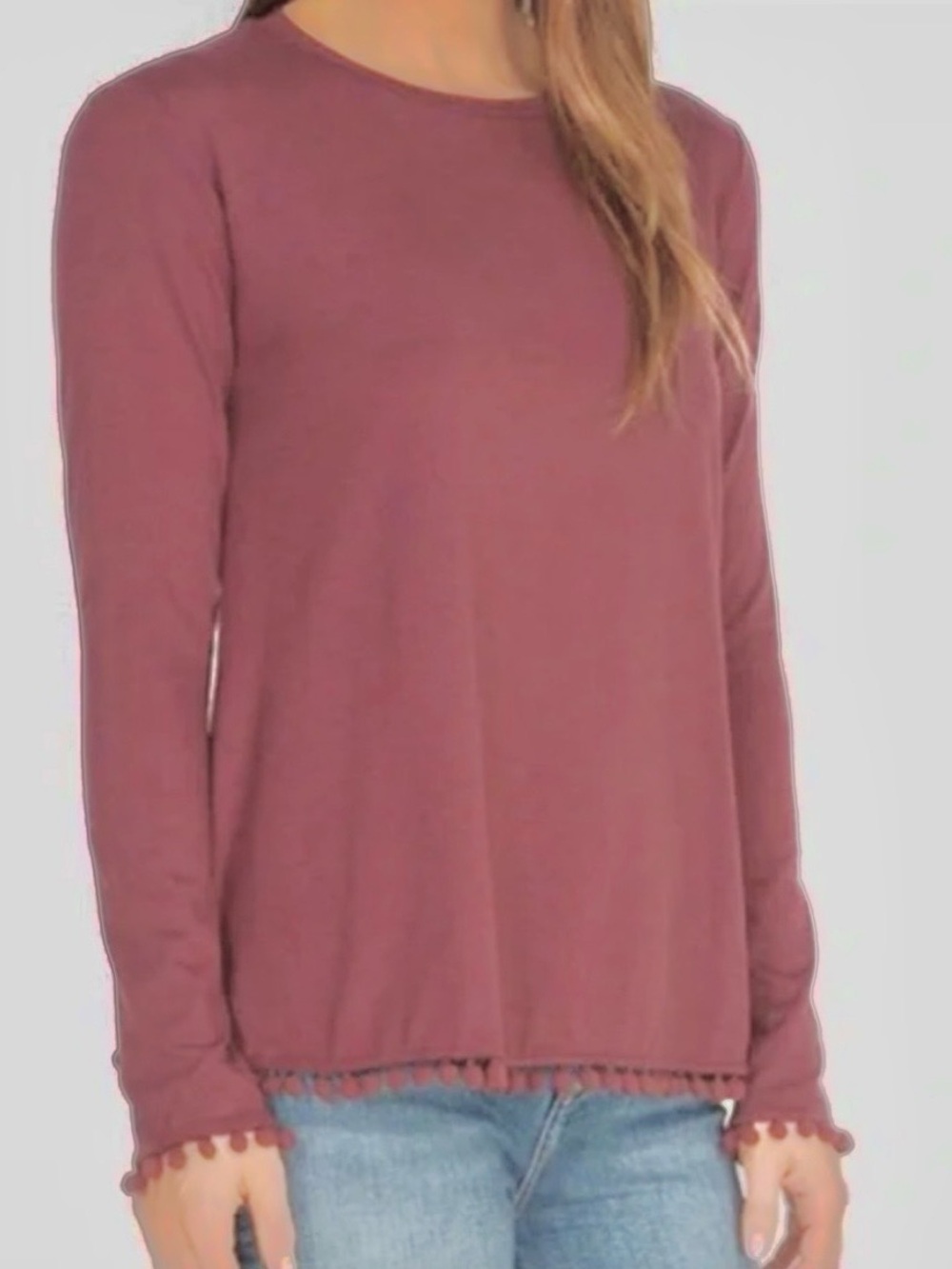 Johnny Was Calme Long Sleeve Mauve Top